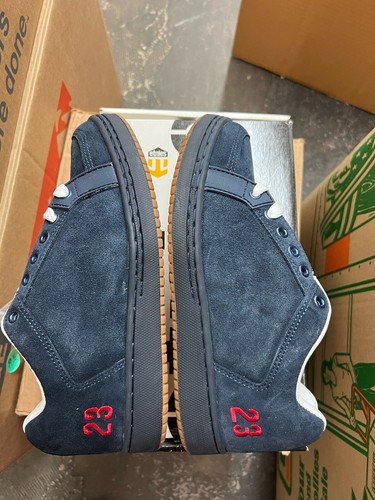 Zapatos de barbero Etnies Sal 23 SLB Sal NOS con caja talla 6,5 Axion ES de colección skate - Imagen 9 de 15