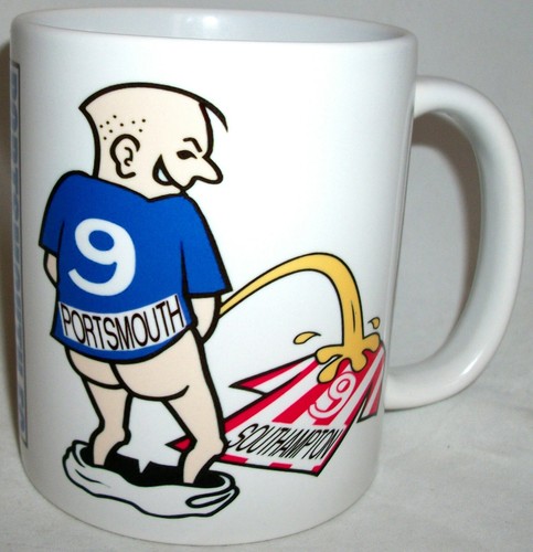 Funny Wee On Southampton Portsmouth Coffee Tea Mug Football Fan Fathers Day Gift - Picture 2 of 3