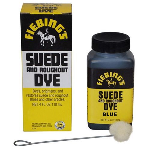 Fiebing's Suede and Roughout Dye Blue, 4 fl. oz / 118 ml - Picture 1 of 1