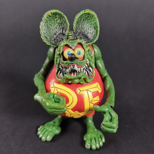 Action Figure Rat Fink 12cm Ed 'Big Daddy' Roth Special Hot Giocattolo da Collezione⭐ - Foto 12 di 17