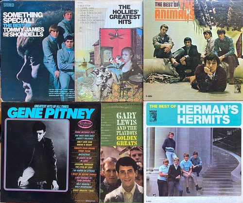 Lot of (6) 1960’s ROCK & POP Albums - Hollies, Animals, Herman’s Hermits