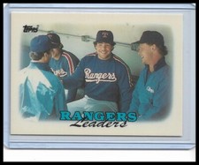 1988 Topps Tiffany - Team Leaders Rangers Pete Incaviglia #201