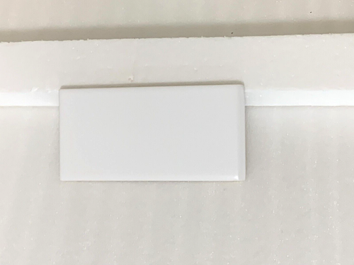 NEW AO CERAMIC TILE ( 3" Bullnose ) X 6") DESIGNER WHITE #61 MATTE * 4 * pcs - Picture 6 of 8