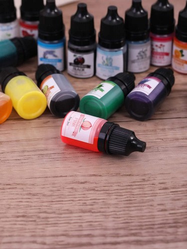 Juego de pigmentos de resina epoxi 24 30 colores tinte líquido para joyería manualidades hágalo usted mismo - Imagen 9 de 16