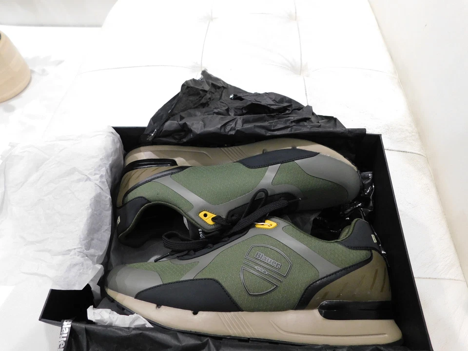 Zapatilla azul USA. Hombre Verde Talla 45 (US 11-11.5). Nuevo con caja. Foto 2 de 4