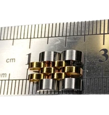 Rolex Genuine S Steel & Gold 2 Pcs Jubilee Links For 26mm Lady Datejust Watch