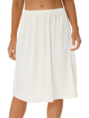 Damen Mädchen Unterkleid Kurz Lang Unterrock Elastisch Halbrock Jupon Underskirt - Bild 129 von 208