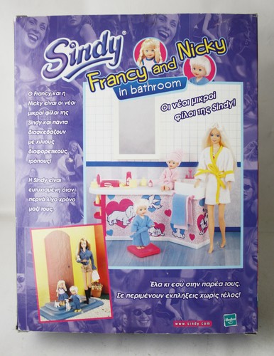 SELTENES VINTAGE 90ER SINDY FRANCY & NICKY IM BADEZIMMER PUPPEN SET HASBRO NEU VERSIEGELT! - Bild 2 von 6