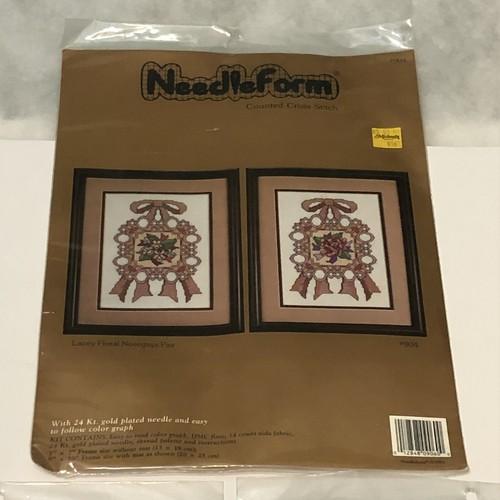 Lote de 3 nuevos kits sellados de punta de cruz contada NeedleForm de colección. ¡Envío gratuito! - Imagen 6 de 10