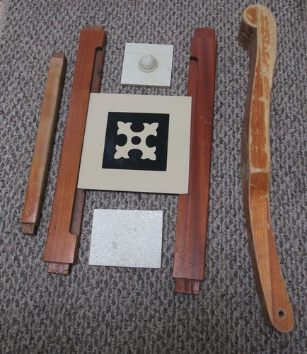 Titanic Movie Set Props - Deck Chair Parts - Floor Tile - Hull Rivet - Picture 1 of 15