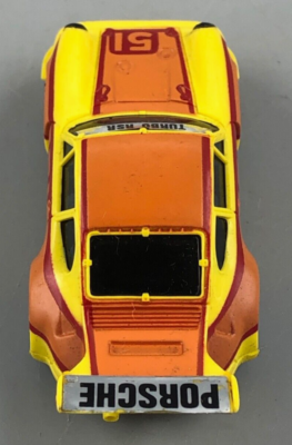 Vintage Aurora AFX Porsche 934 Turbo RSR #51 Yellow Orange Red HO