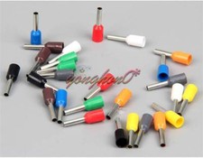 200 Pcs E7508 20AWG 0.75mm2 Wire Crimp Cord End Terminal Insulated Ferrule Blue