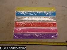 QTY 1 Pack of 6: 3978 Enday 12" Shatterproof Multicolor Flexible Rulers