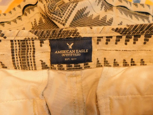 American Eagle pantaloncino midi elasticizzato nero e grigio taglia 2 - Foto 3 di 3