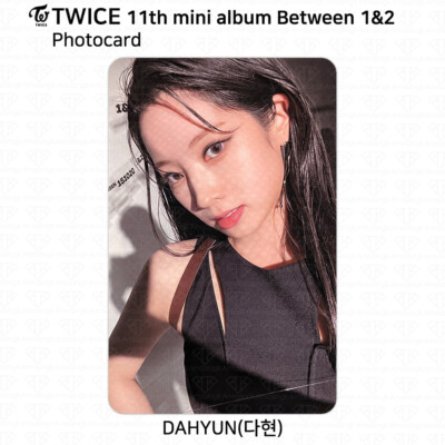 Dahyun ダヒョン ブックマーク サイン TWICE Between1&2 TWICE 11th Mini Album Between 1&2 Dahyun Photocard Postcard
