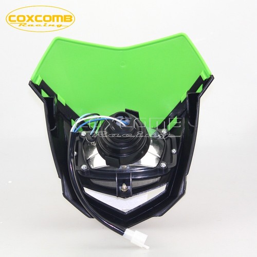 Dirt Bike Headlight for Kawasaki KX 250F 450F KLX 450R KDX 110 200 250 Enduro - Picture 6 of 12