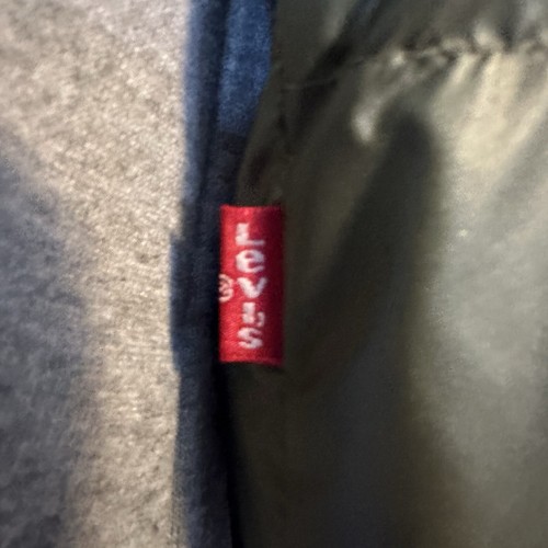 Levi’s Quilted Satin Baseball Bomber Varsity Jacket Green Size L - Picture 6 of 10