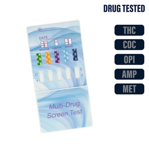 5 Pack 5 Panel Drug Testing Kit - Test for 5 Drugs Home or Work - Free Shipping! - Picture 7 of 7