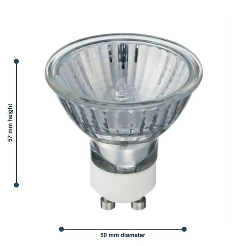 Confezione Lampadine 24x50 Watt Alogene GU10 Faretto Downlight Lampade Dimmerabili - Foto 4 di 4