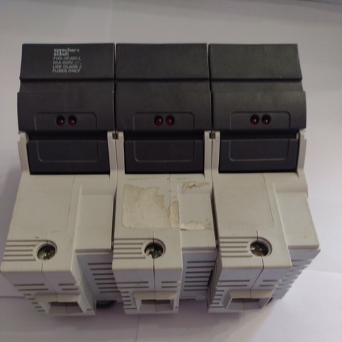 Sprecher + Schun FH8-3PJ60-L Fuse Holder, 60A, 600V - Picture 5 of 7