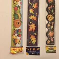 Classroom Bulletin Boarder Sets 3 Autumn Theme All 35 Long