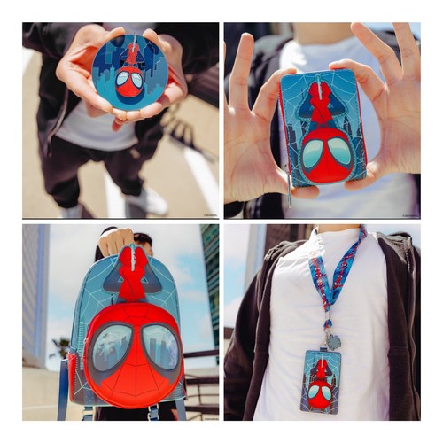 SDCC 2024 Exclusive SpiderMan Backpack Wallet Lanyard Pin Loungefly SOLD OUT - 第 1/20 張圖片