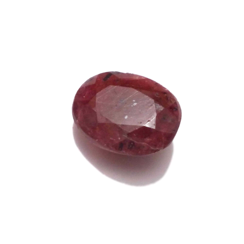 Beautiful Madagascar Red Ruby Faceted Oval Shape 6 Crt Red Ruby Loose Gemstone - Picture 1 of 8