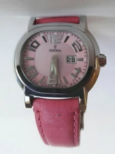 Festina F16127/6 Steel and Pink Leather Women's Watch
