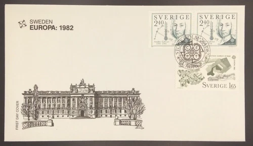 Sweden, EUROPA 1982 - The History & Heritage of Europe Set FDC