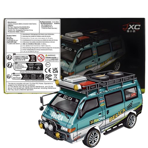 RC Car Delica 1/24 Remote Control 2.4G 50M Vehicle 4WD /2WD Headlights Van - Picture 2 of 21
