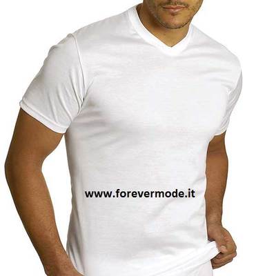 3 Axiom Herren T-Shirts Kurzarm V-Ausschnitt aus schottischem Garn Art 6603