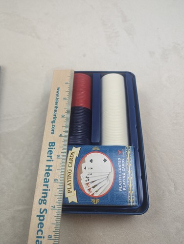 Collectors Playing Cards Porker Chips And Dice. Casino Jackpot Vagas Strip - Picture 6 of 12
