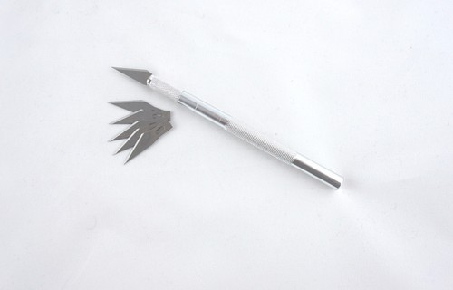 4er Entgitter-Starter-Set Pinzette+Entgitternadel+Skalpell+Rakel Flex Flock Car - Bild 6 von 12