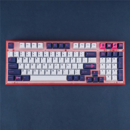 Cojiro Theme Dark Purple Keycap 129 Keys Cherry Profile PBT For MX  - Picture 2 of 6