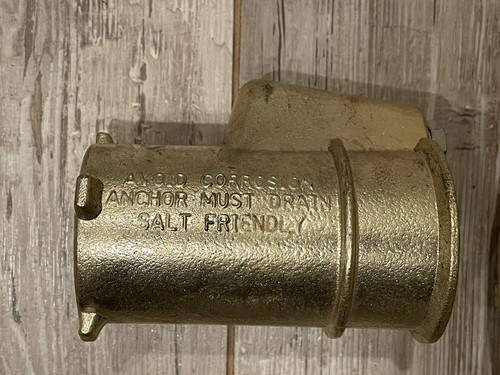 SCHWIMMBAD 4" BRONZE ANKERBUCHSE FÜR POOLLEITERN & HANDLÄUFE - Bild 6 von 6