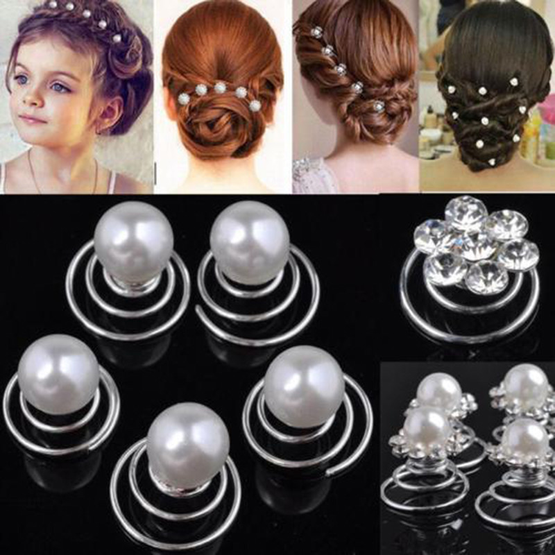 12pcs Women Wedding Bridal Crystal Flower Twist Spiral Hair Pins Clips Gift | eBay 12pcs Women Wedding Bridal Crystal Flower Twist Spiral Hair Pins Clips Gift | eBay