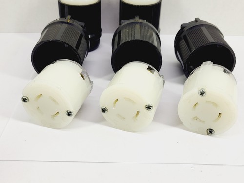 Cooper (L15-20R) Industrial Twist Lock Stecker Lot Ø3, 20A, 250 V - 2 Stecker, 3 Buchsen - Bild 9 von 13