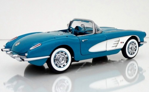 57Chevy55Chevrolet Corvette Classic Built Metal Model 1963 Hot Rod Race Car - Picture 2 of 12