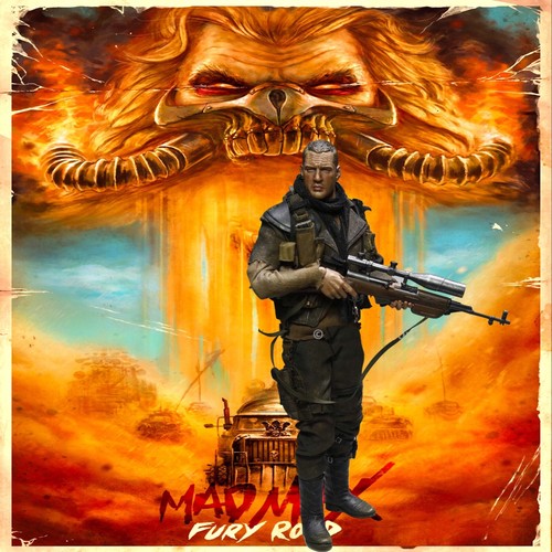 1/6 Mad Max Furiosa Backdrop 15"x15" - For 1/6 Marauder Warlord Wasteland Figs - Picture 2 of 5