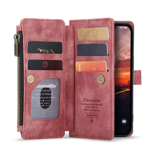 For iPhone 15 14 13 12 11 Pro Max XS XR 8 7 6 Magnetic Leather Cover Wallet Case - Picture 43 of 59