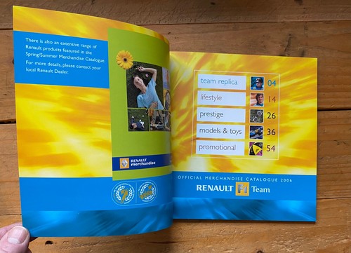 2006 Renault F1 Team Official Merchandise Catalogue - Picture 3 of 5