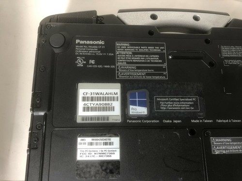 Panasonic Toughbook CF-31 MK4 Core i5 2.7ghz 4GB 250GB SSD Touchscreen Windows10 - Picture 12 of 12