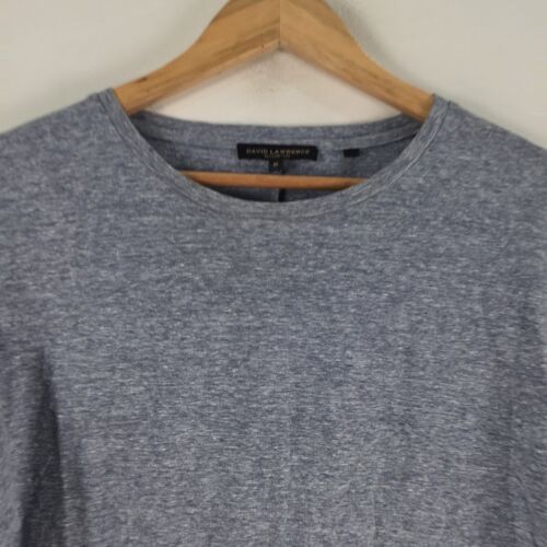 David lawrence womens t shirt size S navy blue 3/4 sleeve cotton blend 099729 - Picture 2 of 8