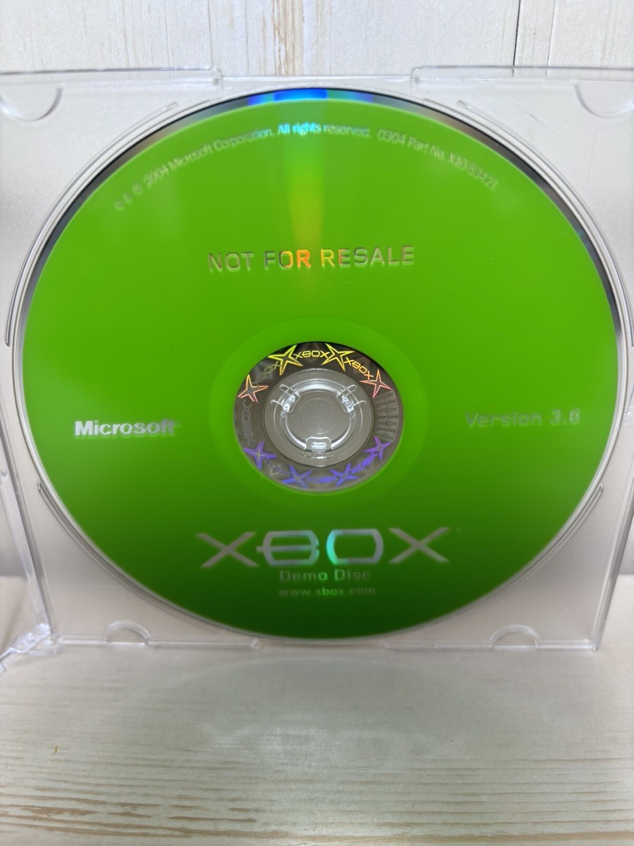 Xbox 360 Retail Kiosk Disk Disc Version 3.6 The Experience