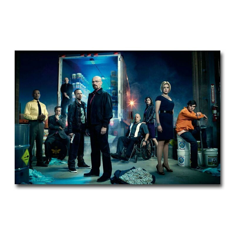 Tableau Breaking Bad 50x70 cm : déco murale salon et poster géant série