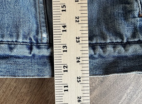 *Vintage* Abercrombie & Fitch Giacca Uomo XL Blu Denim Camionista Jean Sherpa - Foto 8 di 20