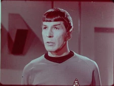 Star Trek TOS 35mm Film Clip Slide Spock Leonard Nimoy ST.Spock.16