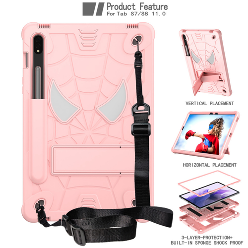 Heavy Duty Shockproof Stand Case Cover For Samsung Galaxy Tab S6 Lite S7 FE S8+ - Picture 61 of 72