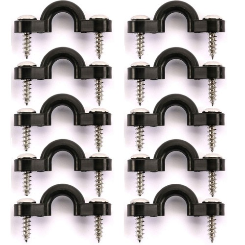 10 Pcs Kayak Pad Eye Kit Nylon Bungee Deck Loops Tie Down Pad Eye with Screws - Picture 5 of 7