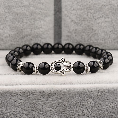 Fashion Turkey Lucky Evil Eye Bracelet Stone Beaded Bracelets Men Women Jewelry - Photo 2 sur 22